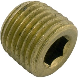 Drain Plug, Val-Pak AquaFlo A/AC Series, 1/4" Brass :