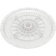 Main Drain Grate, Afras, 11-1/8" dia, w/Screws, White : 10064AW