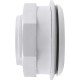 Wall Fitting, CMP, 3"hs, 1-1/2"mpt, 3-1/2"fd, w/Nut, White : 25522-000-000