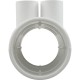 Manifold, 1/2" Slip, 6 Port, Flow Thru, 2" Slip x 2" Slip : 672-4110