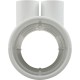 Manifold, 1/2" Slip, 6 Port, Flow Thru, 2" Slip x 2" Slip : 672-4110