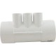 Manifold, 1/2" Slip, 6 Port, Flow Thru, 2" Slip x 2" Slip : 672-4110