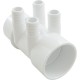 Manifold, 3/4" Barb, 4 Port, 2" Slip x 2" Spigot : 0364-20