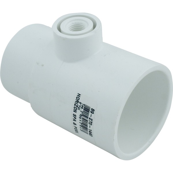 Tee, 2" Spigot x 2" Slip x 3/8" Female Pipe Thread : 413-2180