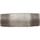 Nipple, Galvanized, 3" x 3/4" Male Pipe Thread : ZNG043