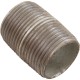 Nipple, Galvanized, 3/4" Male Pipe Thread x Close : ZNG04CL