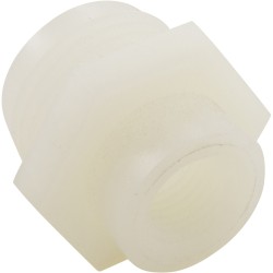 Adapter, A&M, 3/4" Male ght x 1/4" fpt, Nylon : GFA124