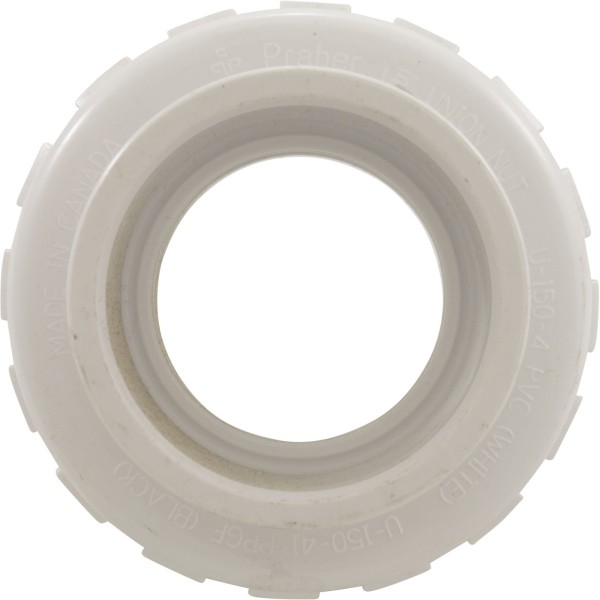 Union, Praher Full Flow, 1-1/2" Slip x 1-1/2" Slip, SCH40 PVC : 150-100