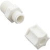 Compression Fitting, Generic, 1/4"mpt x 1/4" Tube, Plastic :