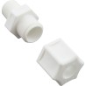 Compression Fitting, Generic, 1/4"mpt x 3/8" Tube, Plastic :