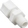 Compression Fitting, Generic, 1/4"mpt x 3/8" Tube, Plastic :