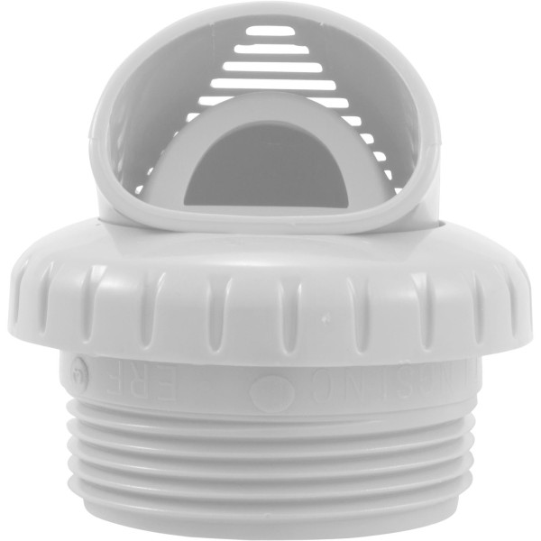 Inlet Fitting, Infusion Venturi, 1-1/2"mpt, White : VRFTHWH