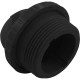 Inlet Fitting, Infusion Venturi, 1-1/2"mpt, Black : VRFTHBK