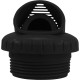 Inlet Fitting, Infusion Venturi, 1-1/2"mpt, Black : VRFTHBK