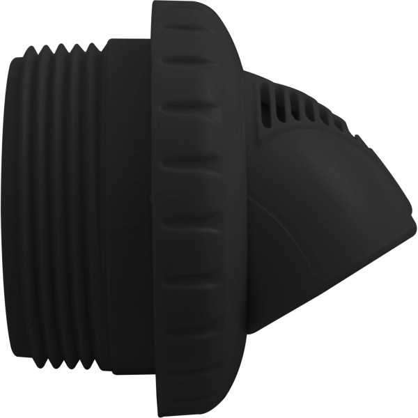 Inlet Fitting, Infusion Venturi, 1-1/2"mpt, Black : VRFTHBK