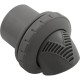 Inlet Fitting, Infusion Venturi, 1-1/2" Insider, Dark Gray : VRFSISDG