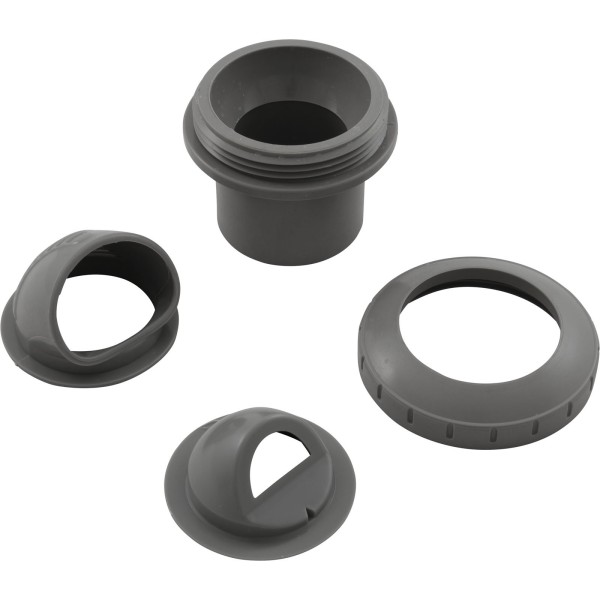 Inlet Fitting, Infusion Venturi, 1-1/2" Insider, Dark Gray : VRFSISDG