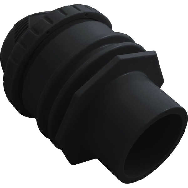 Inlet Fitting, Infusion Venturi, 1-1/2" Spigot, Black : VRFSWABK