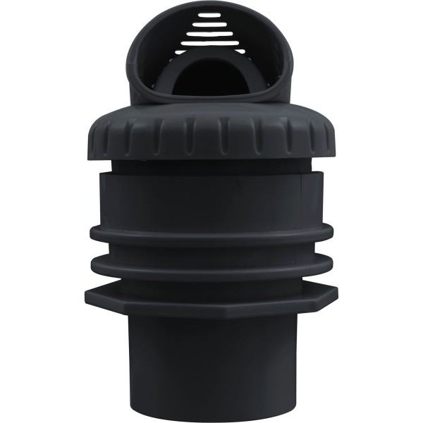 Inlet Fitting, Infusion Venturi, 1-1/2" Spigot, Black : VRFSWABK