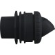 Inlet Fitting, Infusion Venturi, 1-1/2" Spigot, Black : VRFSWABK