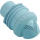 Inlet Fitting, Infusion Venturi, 1-1/2" Spigot, Lt Blue : VRFSWALB