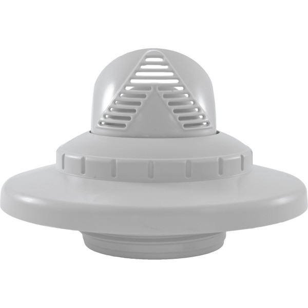 Inlet Fitting, Infusion Venturi, 1-1/2"mpt, w/Flange, White : VRFTHFWH