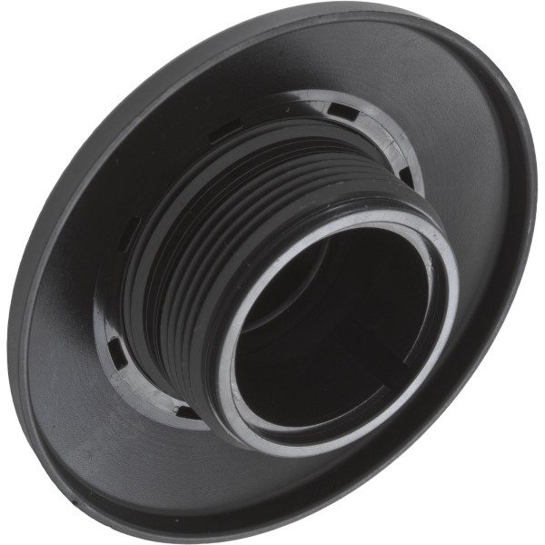 Inlet Fitting, Infusion Venturi, 1-1/2"mpt, w/Flange, Black : VRFTHFBK