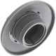 Inlet Fitting, Infusion Venturi, 1-1/2"mpt, w/Flange, Lt Gry : VRFTHFLG