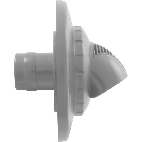 Inlet Fitting, Infusion Vent., 1" Insidr Gluelss, w/Flg, LtGry : VRFSAF1LG