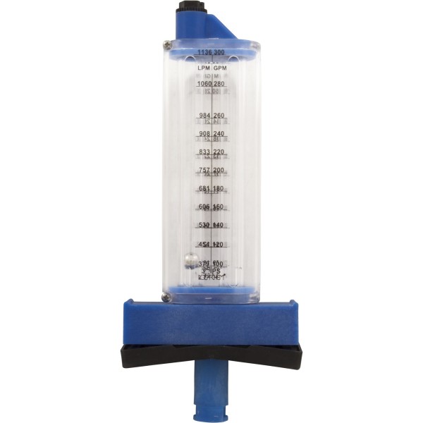 Flow Meter, Rola-Chem Top Mount, 3" PVC, 80-300 GPM : 570371T