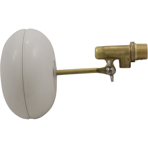 Float Valve, Water Leveler, Pentair, AutoFill, Brass : T26