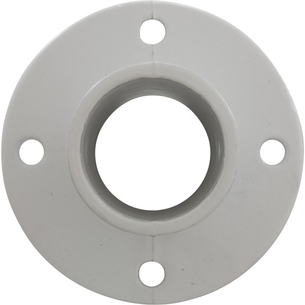 Deck Flange, Perma Cast, For Slide, 1.9", White/Aluminum : PF-3119-A