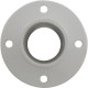 Deck Flange, Perma Cast, For Slide, 1.9", White/Aluminum : PF-3119-A