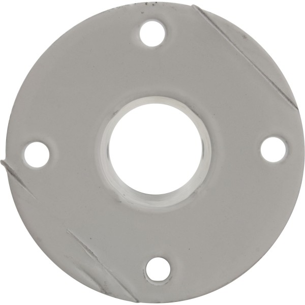 Deck Flange, Perma Cast, For Slide, 1.9", White/Aluminum : PF-3119-A