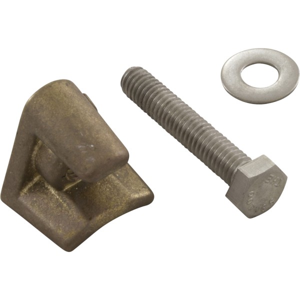 Wedge, Brass w/Bolt F/D Anchor, 4" : PW-4C