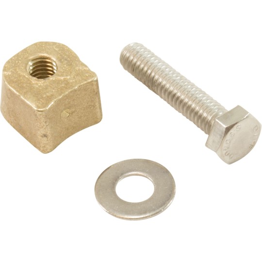 Wedge Assembly, Brass w/Bolt, 3" : PW-3C