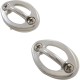 Rope Eye, 2 Pack, Perma Cast, Wall Mount, 3/4", Oval : PI-76