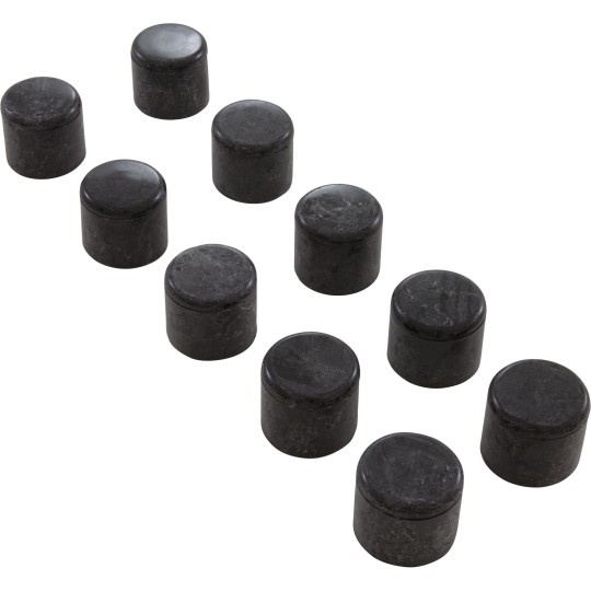 Fence Post Cap, 10 Pack, GLI Pool Products, Vinyl, Black : 99-30-4300525