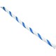 Polypropylene Rope, 3/4"dia, 2 White 1 Blue Strand, 300ft : PPR34300BW