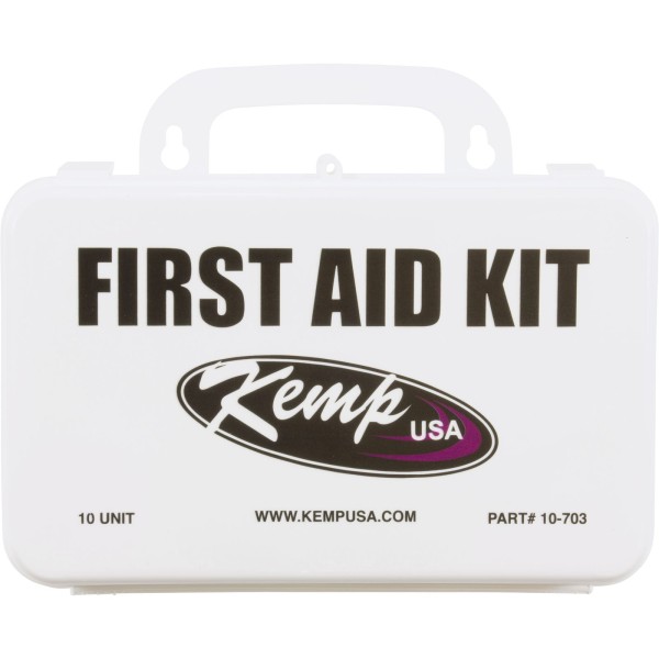 First Aid Kit, Kemp, 10 Person Unit : 10-703