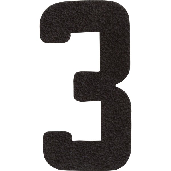 Depth Marker, Number 3, Black : ADM-B 3