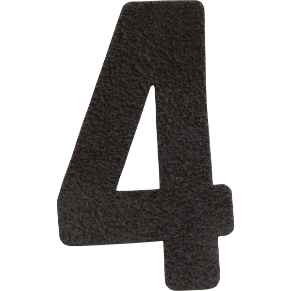 Depth Marker, Number 4, Black : ADM-B 4