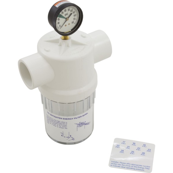 Jandy Pro Series Energy Filter With Gauge : 2888