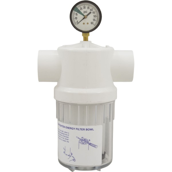 Jandy Pro Series Energy Filter With Gauge : 2888