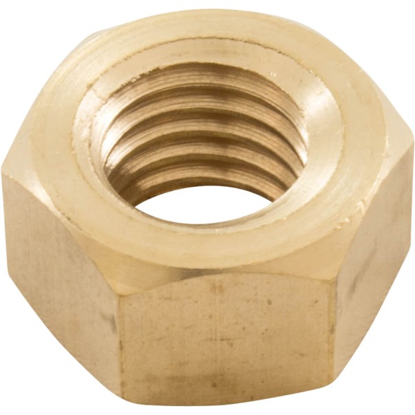 Nut, Pentair EQ Series, Hex, 5/8" -11, Brass, qty 5 : 356776