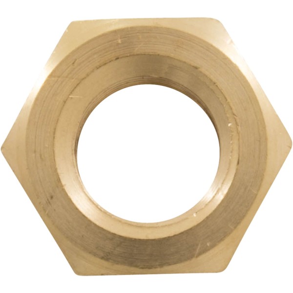 Nut, Pentair EQ Series, Hex, 5/8" -11, Brass, qty 5 : 356776