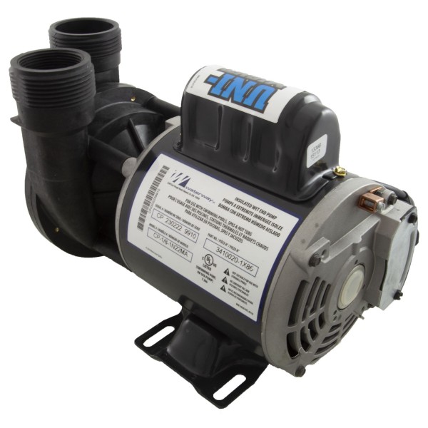 Pump, Circ, Waterway Uni-Might, 1/8hp, 230v, 1-Spd, 48Fr, 50/60Hz : 3410020-1X86