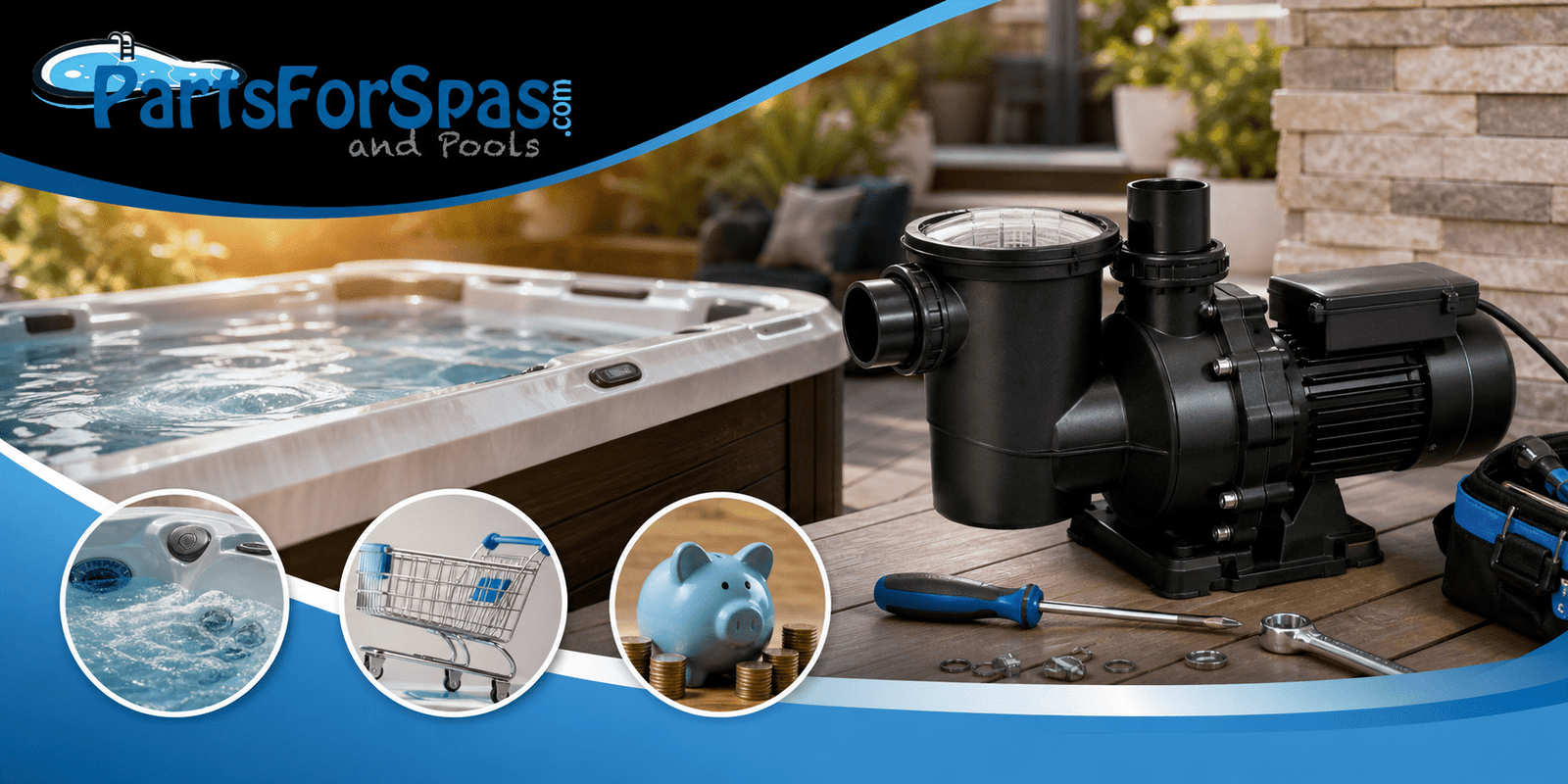 Hot Tub Pump Replacement Cost and Where to Buy - PartsForSpas.com