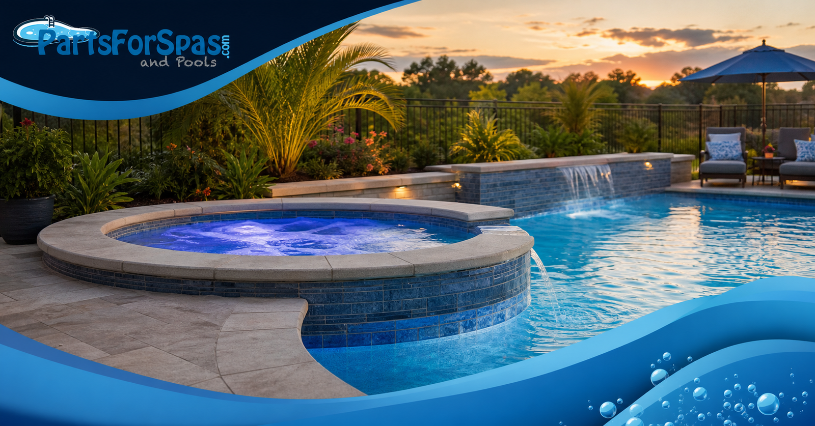 How Difficult Is It to Add a Hot Tub to Your Pool Area? - PartsForSpas.com