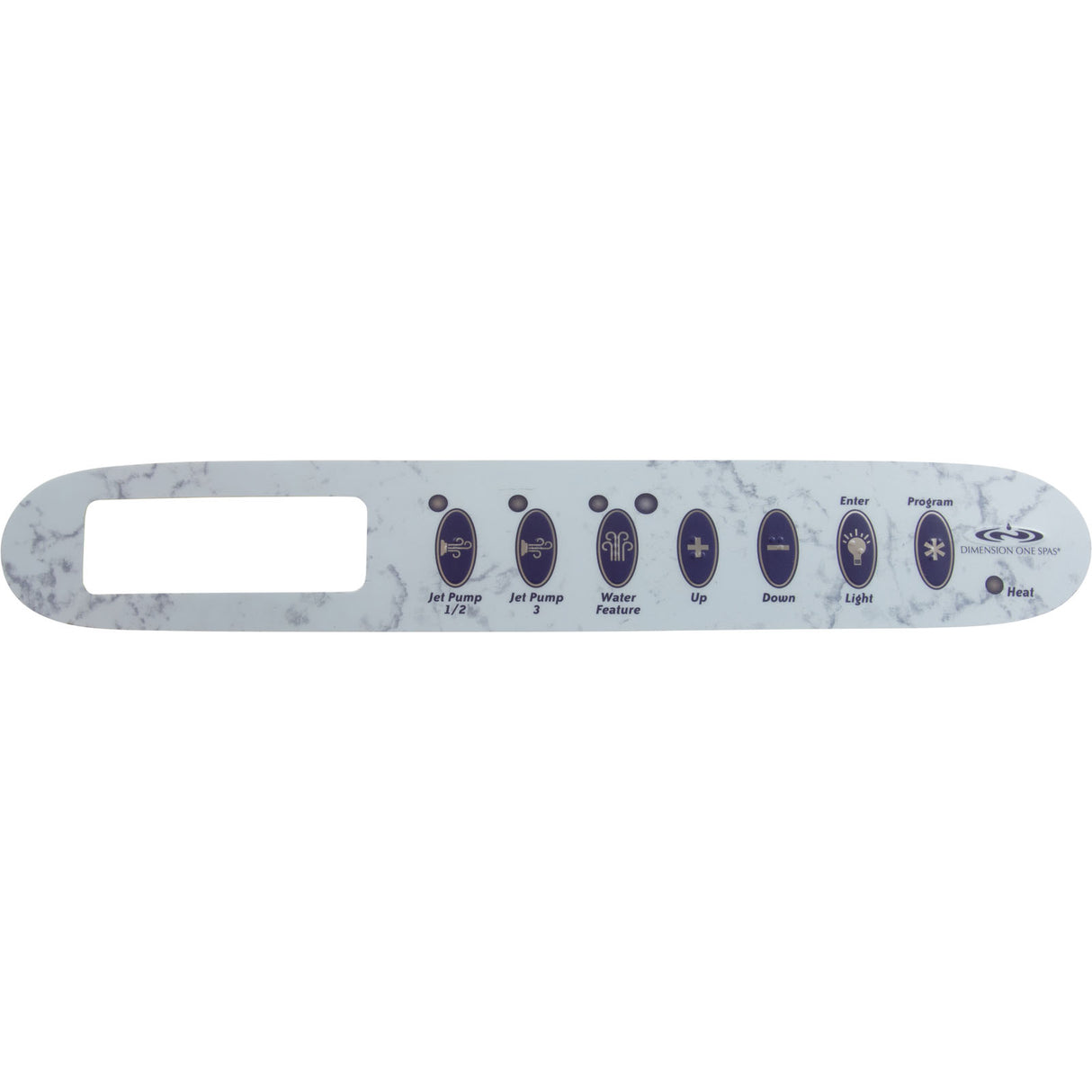 Overlay, Dimension One, TSC-24/K-24, 7 Button, 3 Pump : 01560-305